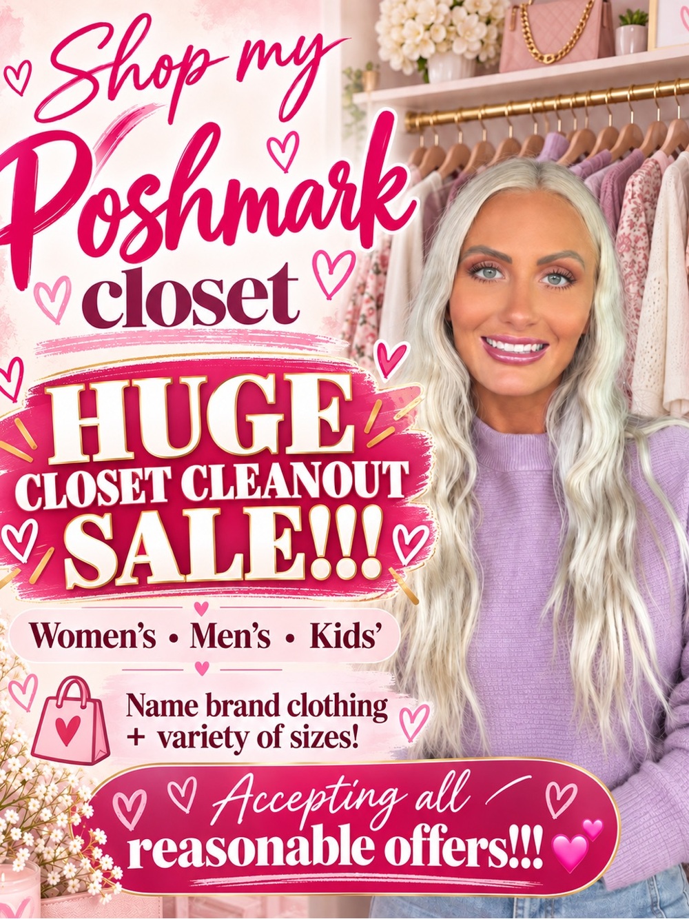 HUGE CLOSET CLEANOUT SALE!!!